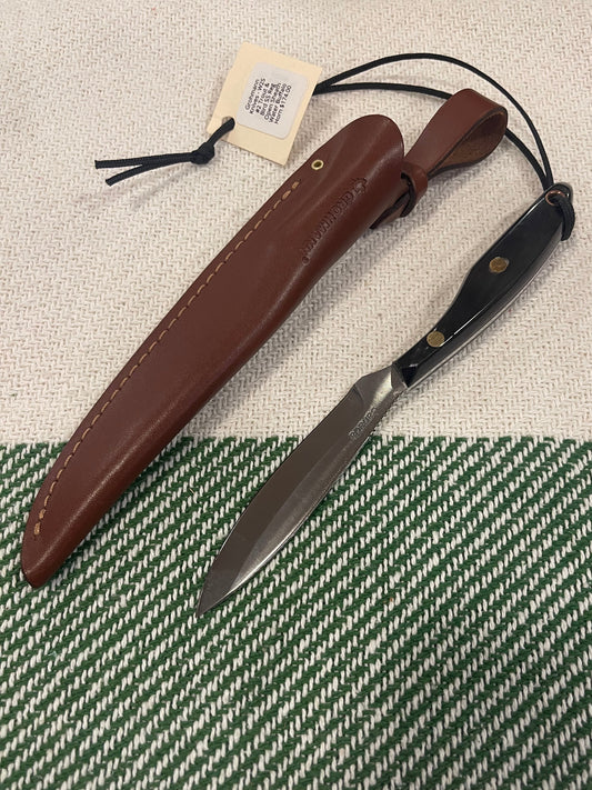 GROHMANN HUNTING KNIVES TROUT AND BIRD - W2S #2 Trout & Bird SS Reg Open Sheath Water Buffalo Horn -  $174.00