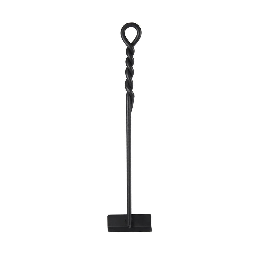 Single Fireplace Tool -  Mini Rope Hoe 18"