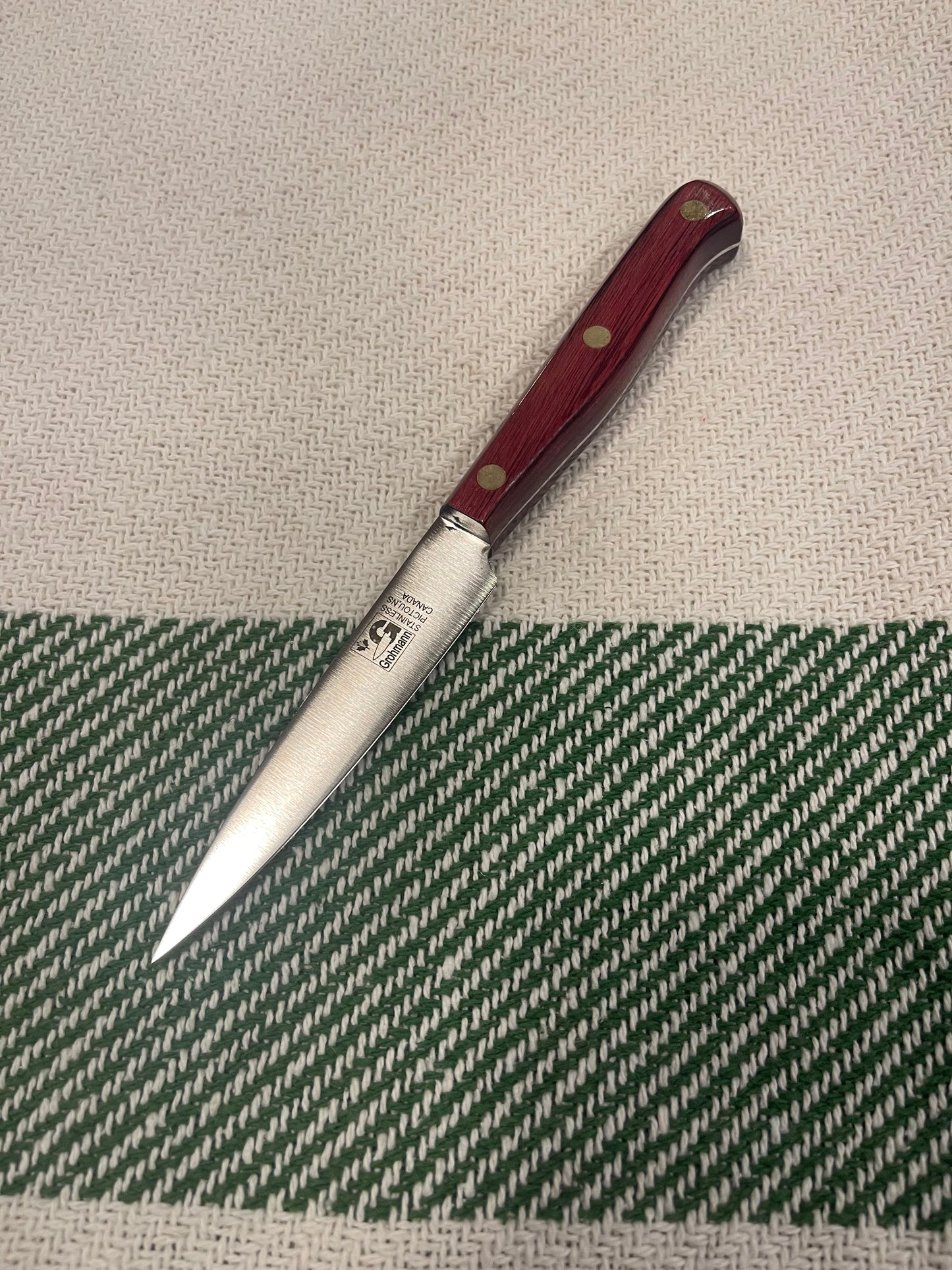 GROHMANN KITCHEN KNIVES- 4" Paring Xtra Resin handle X201FT-4 -   $79.00