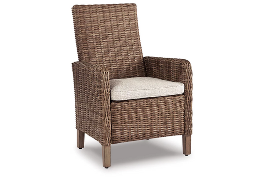 Ashley Outdoor Furniture - Beachcroft Outdoor Armchair w/ Nuvella Cushion