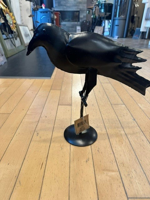 Decor - Iron Crow 13"