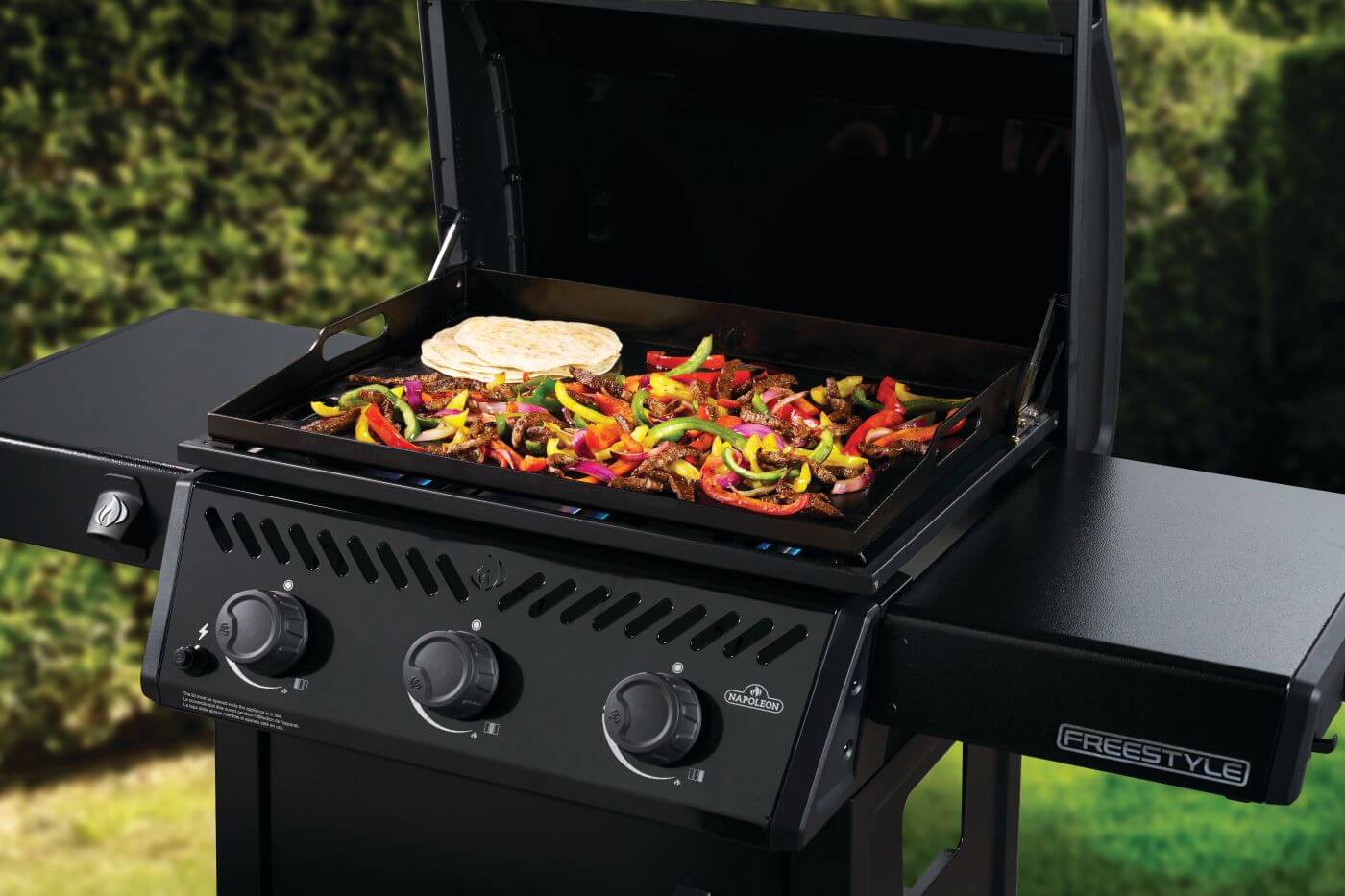 Napoleon Freestyle™ 24 Inch Pre-seasoned Non-Stick Griddle -F24DFTPK