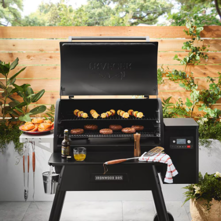 Traeger - Ironwood 885 + Pellet sensor - TR-TFB89BLFC