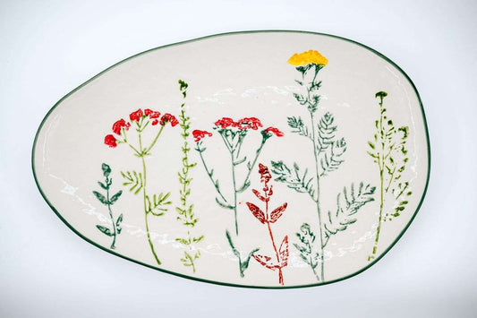 Wildflower Oval Platter