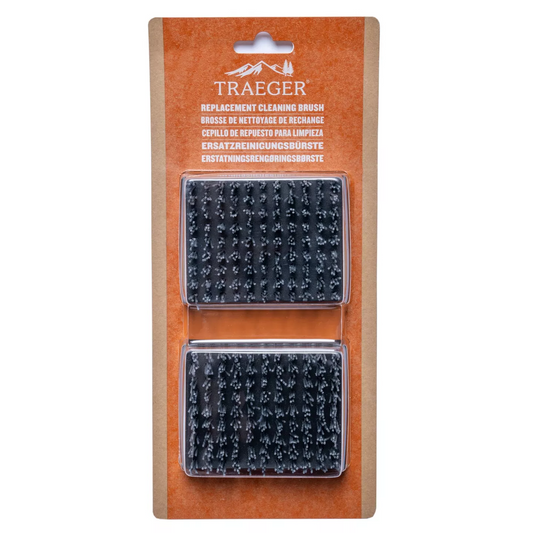Traeger - Replacement BBQ Cleaning Brush Head (2 Pack)
