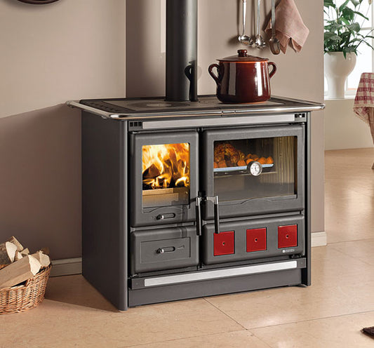 La Nordica Wood Burning Cooker - Rosa XXL Steel model