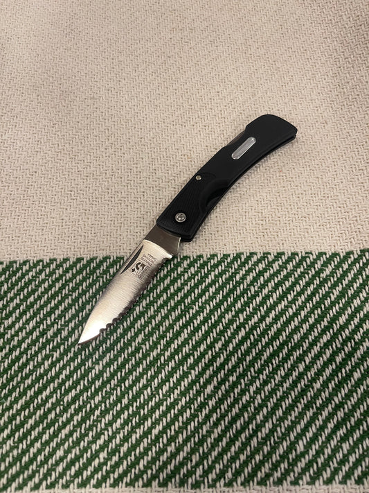 GROHMANN POCKET KNIVES - Z390SW - Featherweight Serrated Lockblade - $68