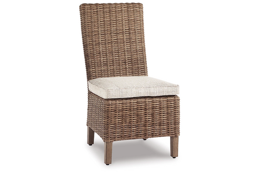 Ashley Outdoor Furniture - Beachcroft Outdoor Side Chair w/Nuvella Cushion