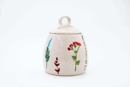 Wildflower Covered Sugar Dish