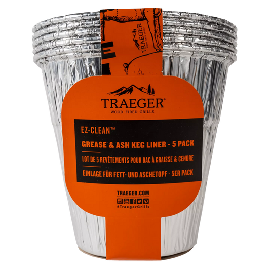 Traeger - EZ-Clean Grease & Ash Keg Liner - 5 Pack