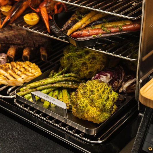 Traeger - ModiFIRE Fish & Veggie Stainless Steel Grill Tray