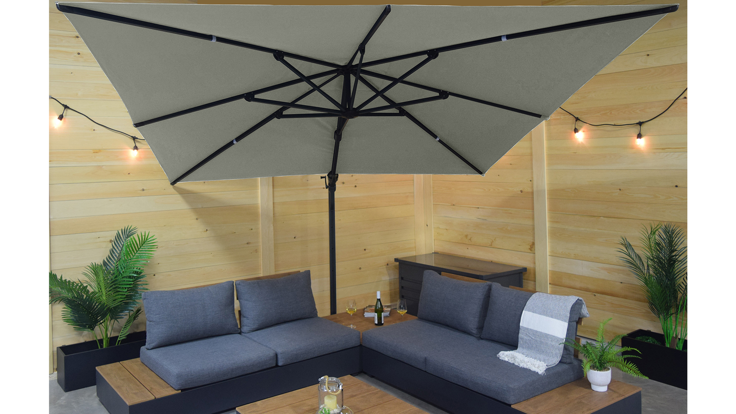 Corriveau Outdoor Furniture- Oasis Folding Adjustable Umbrella