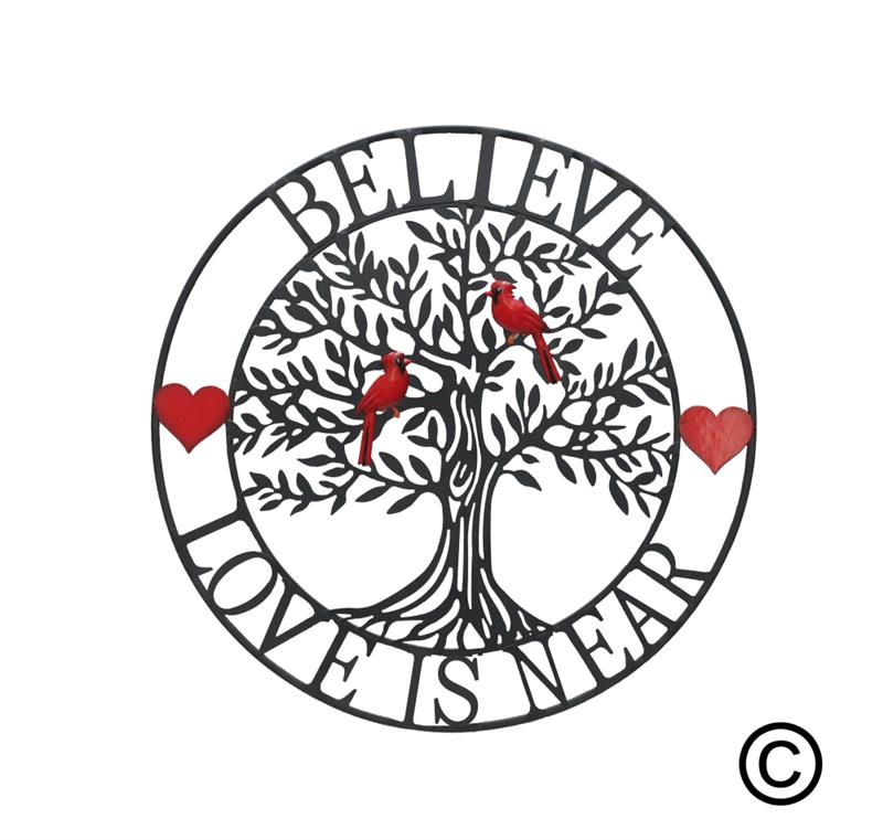 Decor - Tree of Life - "Believe Love is Near"