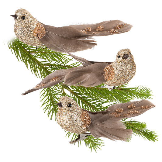 Ornament - Small Long Tail Bird Clip