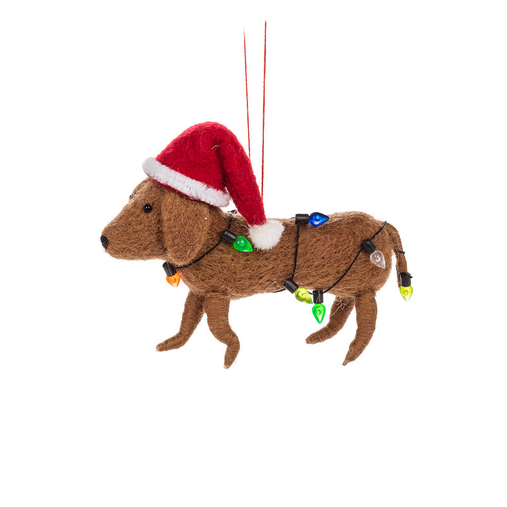 Ornament - Dachshund with Lights