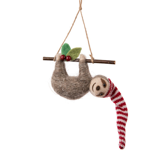 Ornament - Sloth on Branch