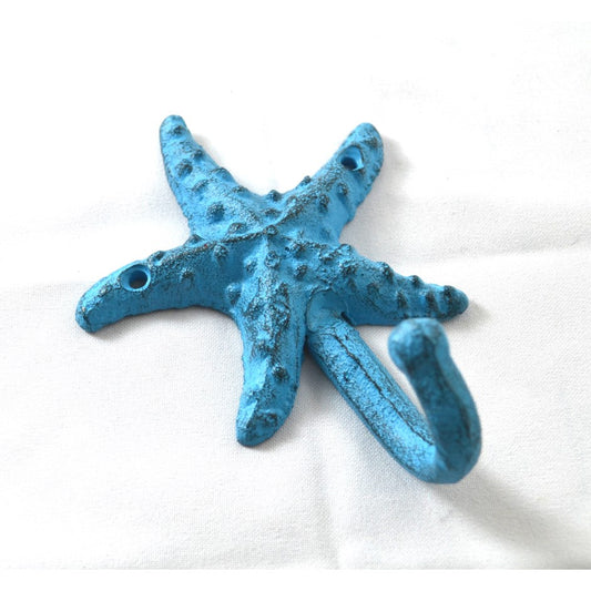 Wall Hook - Blue Starfish