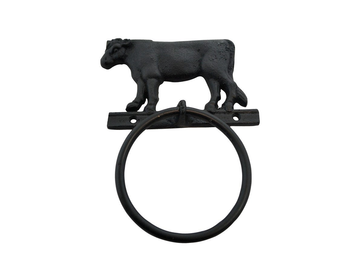 Decor - Cow Towel Holder