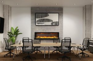 Ambiance - 50" Linear In-Wall - Electric Fireplace