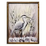 Wall Art - "White Heron in the Marsh"