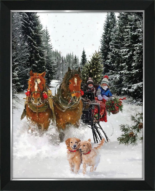 Sleigh Ride Canvas Print