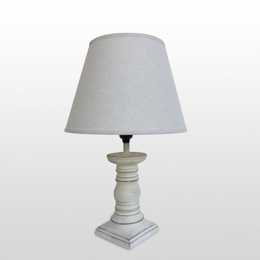 Decor - White Table Lamp