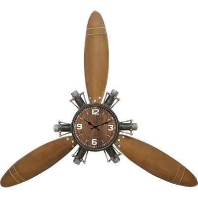 Clock - Airplane Propeller