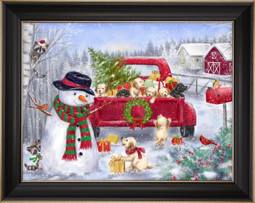 Variety of Christmas Canvas Print