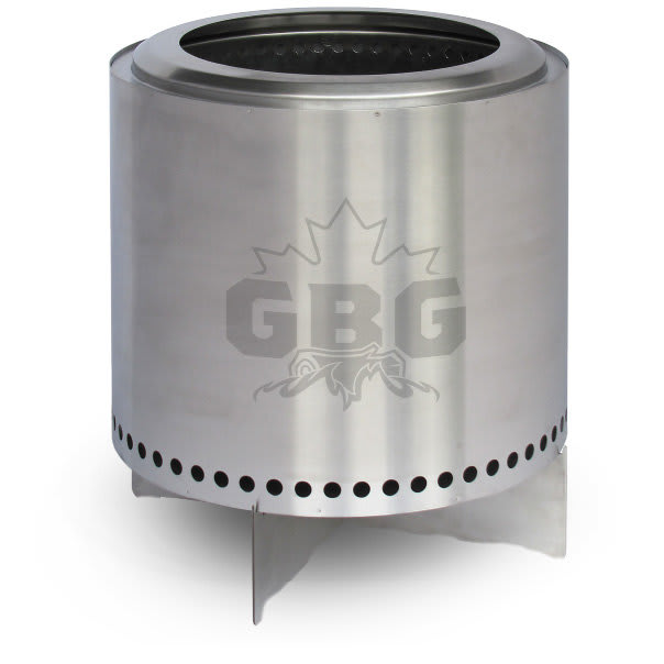 Georgian Bay Grill - Deluxe 15" Stainless Steel Smokeless Firepit
