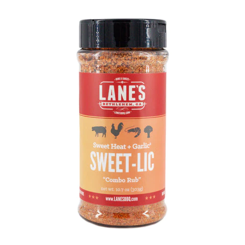 Lane's BBQ Sweet-Lic Combo Rub - Sweet Heat + Garlic