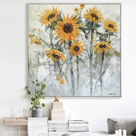 Wall Art - Sunflower Oil Painting