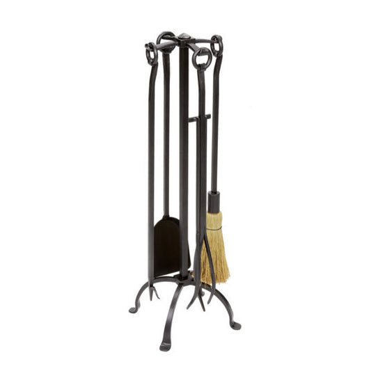 English Country Fireplace Tool Set