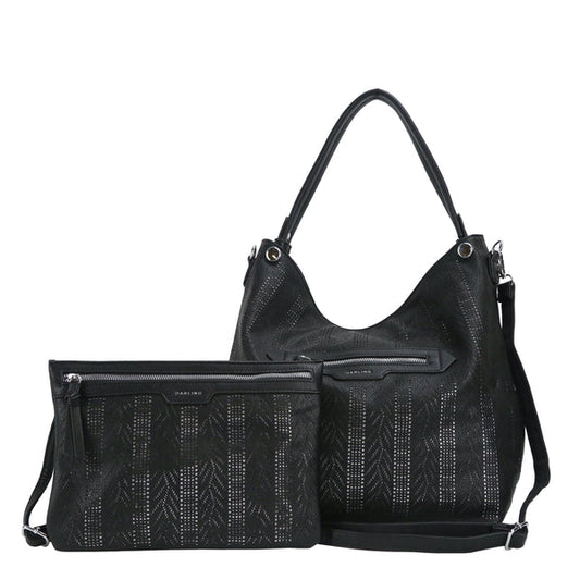 Purse - Darling 2 Bag Set in Black