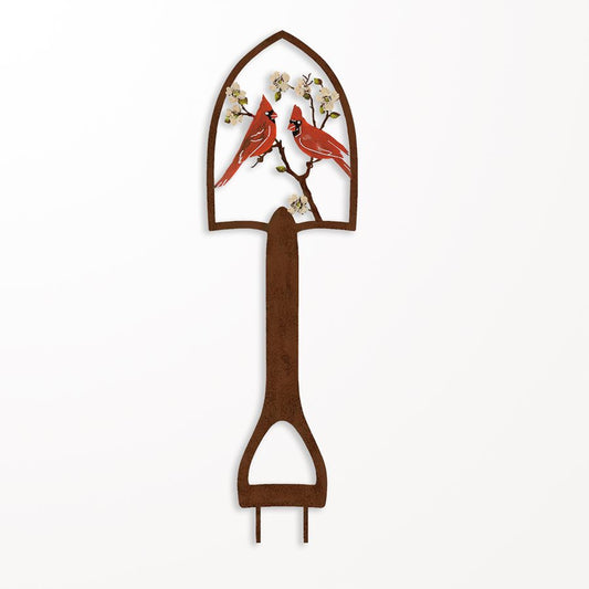 Decor - Shovel w/ Cardinals