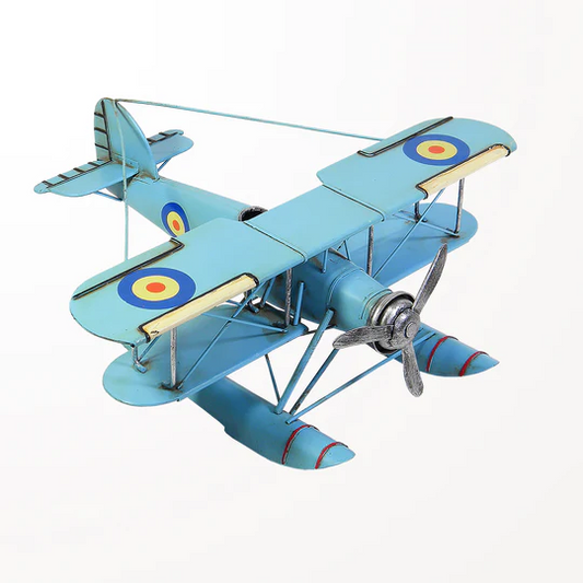 Decor - Metal Royal Air Force Blue Floatplane