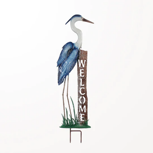 Décor - Blue Heron Welcome Stake