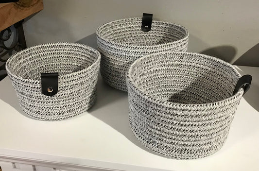 Decor - Woven Baskets - Set of 3