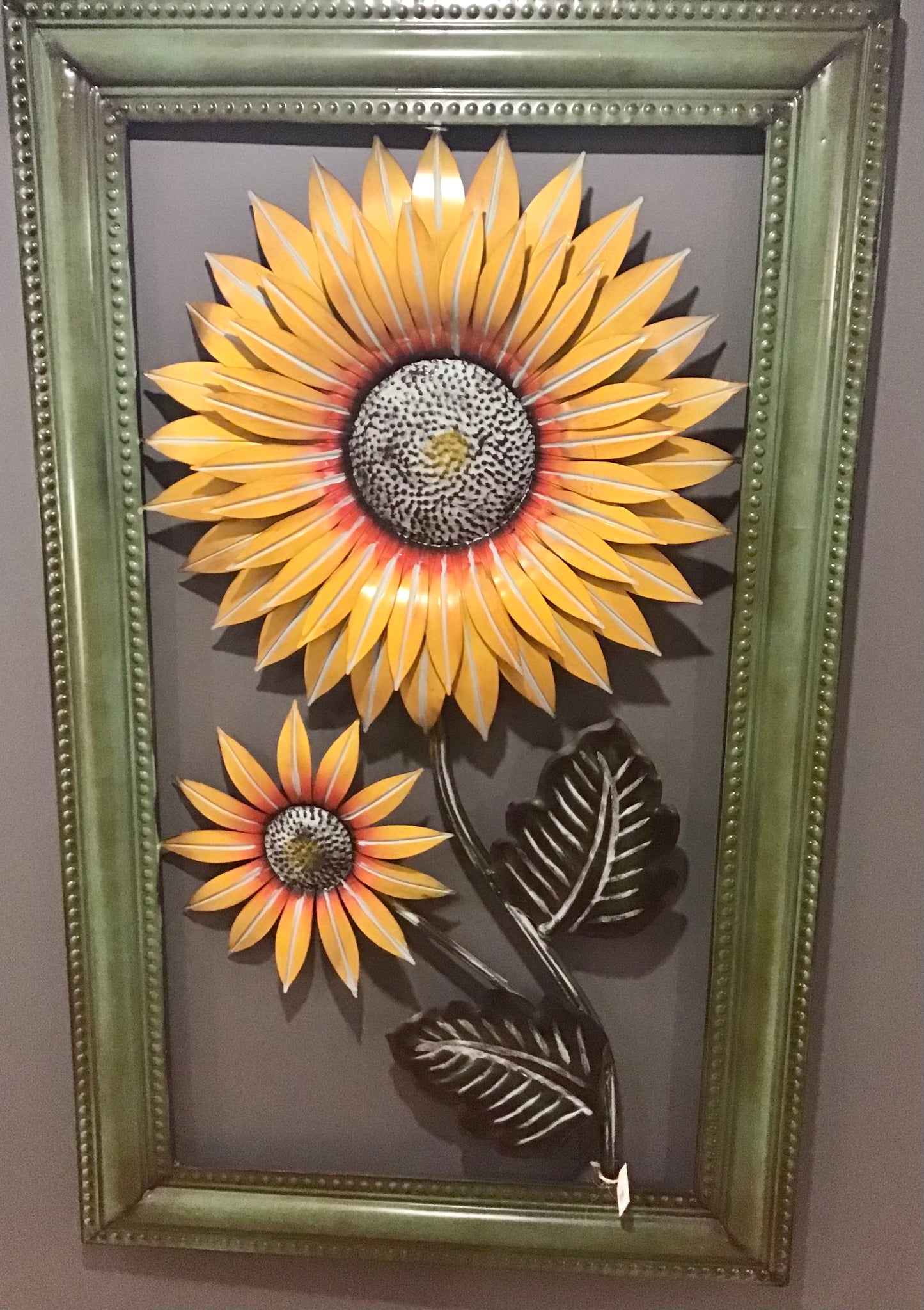 Décor - Large Metal Sunflower