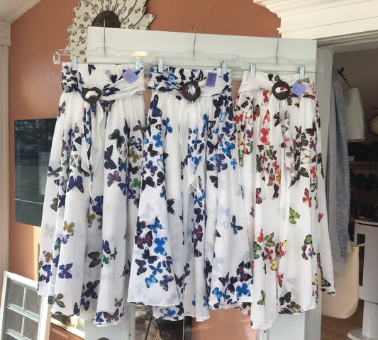 Dress - Summer Skirt w/ Butterflies