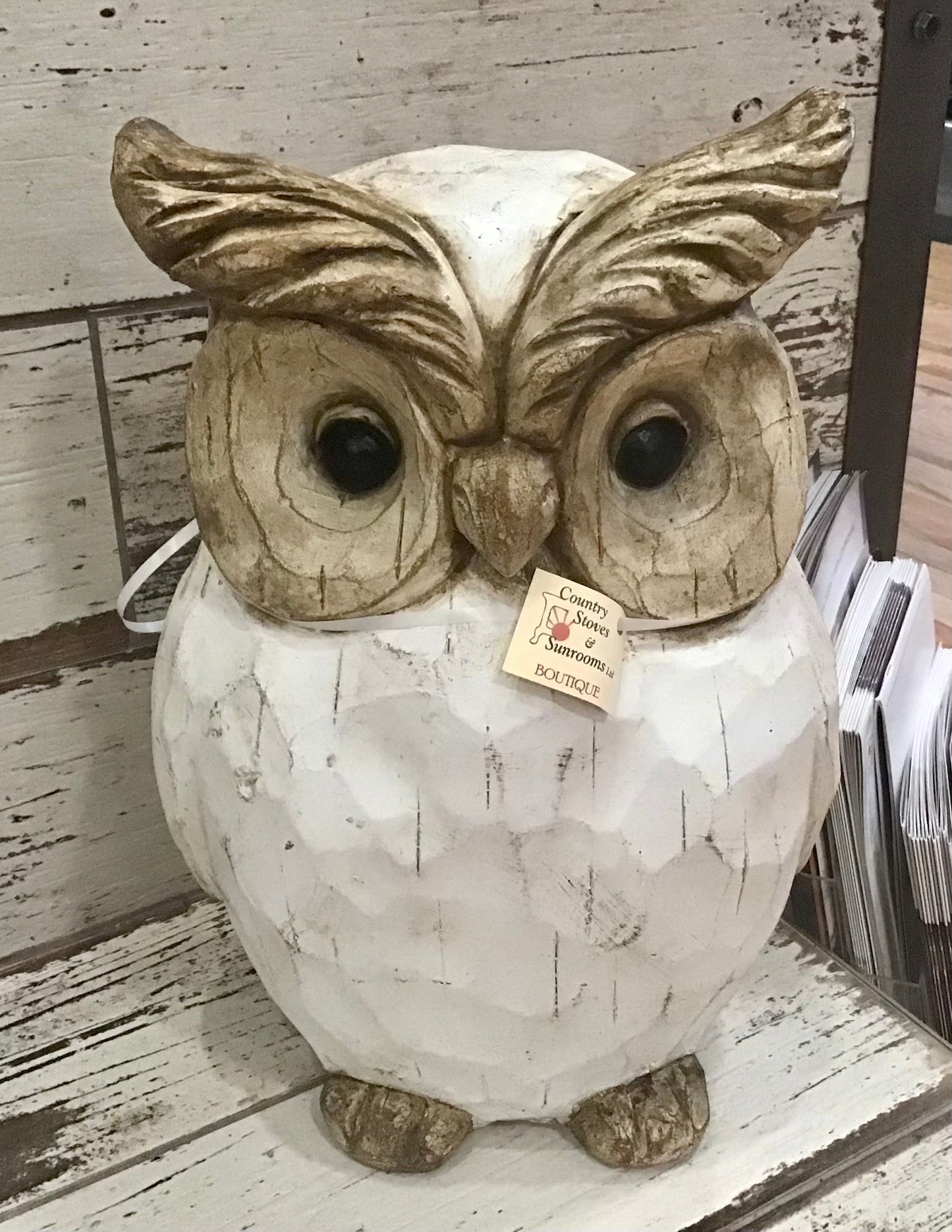 Decor - Whittled Owl