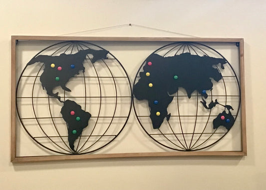 Decor - World Map w/ Magnets