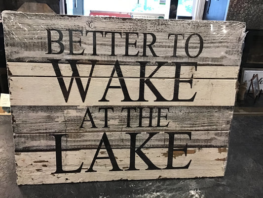 Décor - "Wake at the Lake"