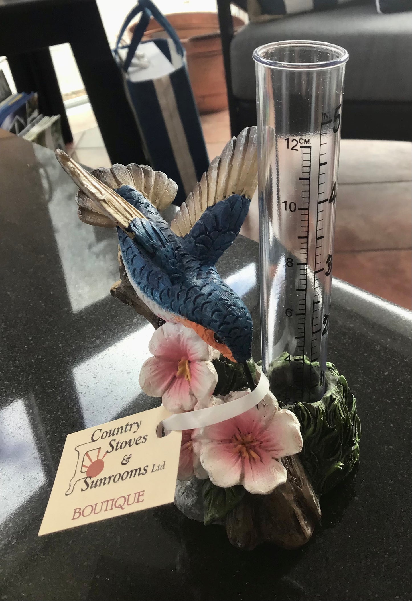 Decor - Hummingbird Rain Gauge