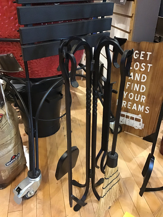 Tool Set - 4PC. with Spun Metal Detail - Country Stoves and Sunrooms Ltd