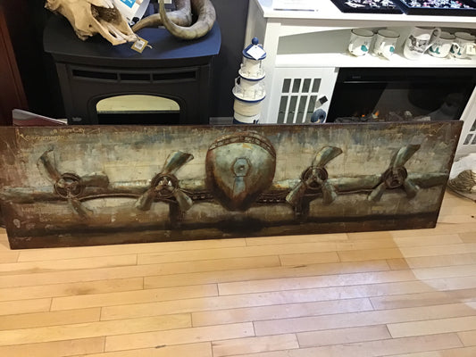 Wall Art - Metal Airplane