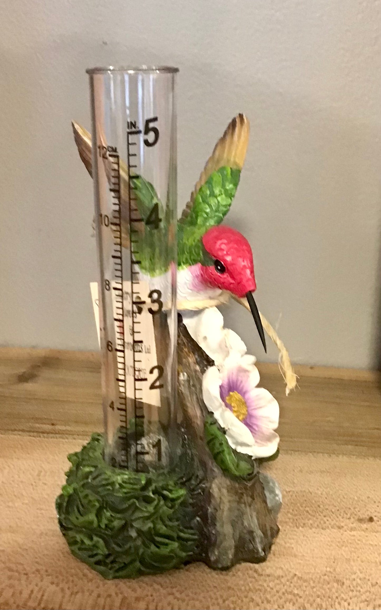 Decor - Hummingbird Rain Gauge