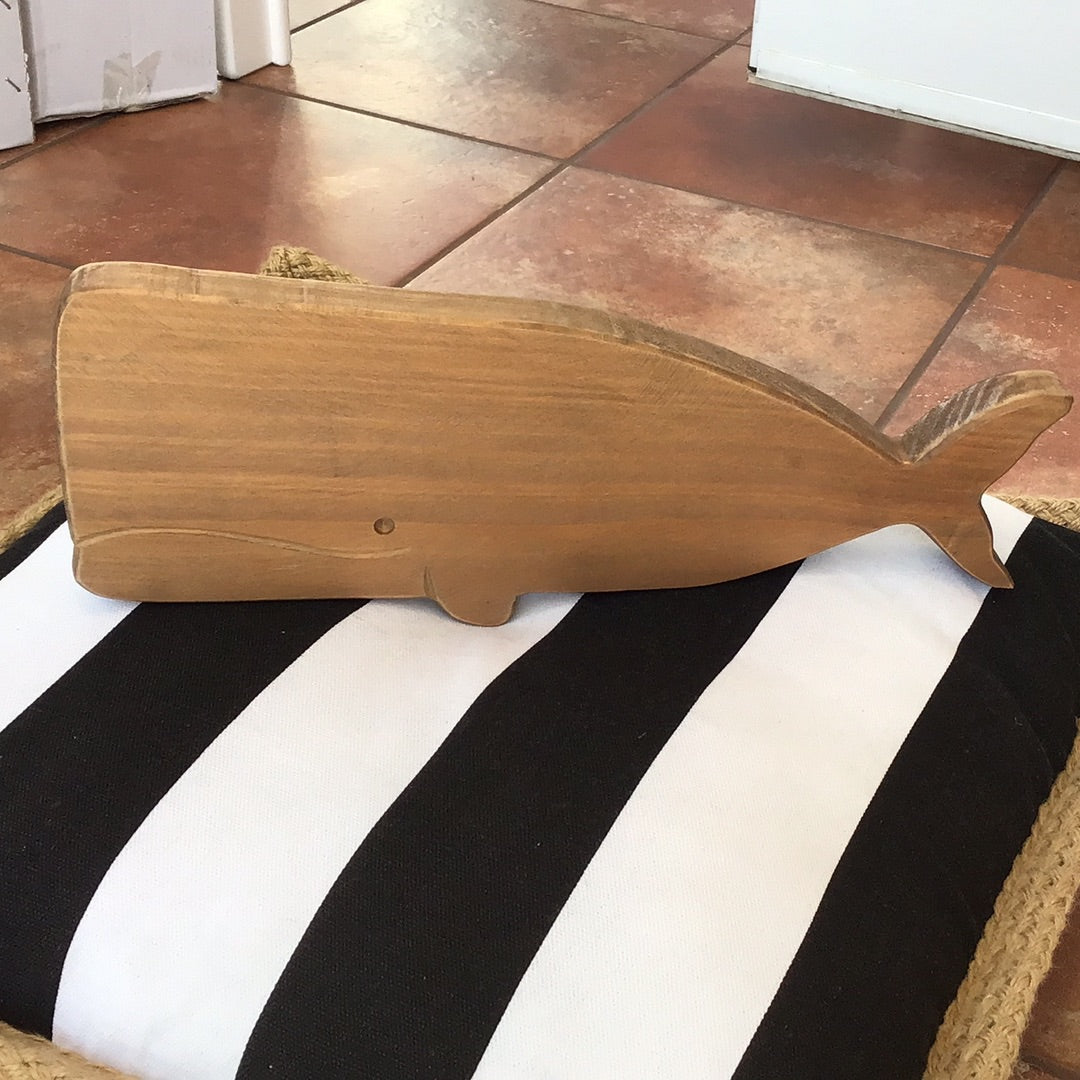 Decor - Wooden Whale Board