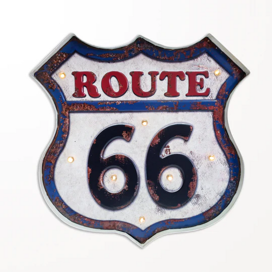 Decor - Vintage 'Route 66' Sign