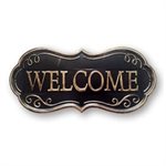 Decor - Scroll Detail 'Welcome' Sign